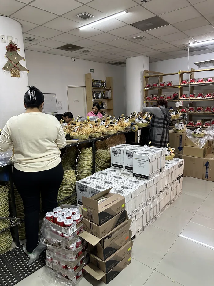 Arcón navideño de la línea de arcones de regalo